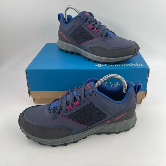 NIB! Columbia Women’s Flow District Grey Blue Hiking Shoes Size